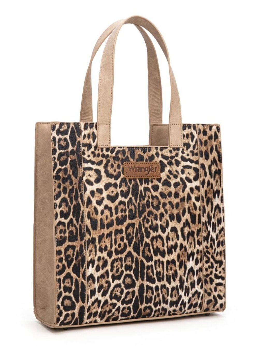 Wrangler Wildside Cheetah Tote Bag for Women Medium Top-handdle Handbags for